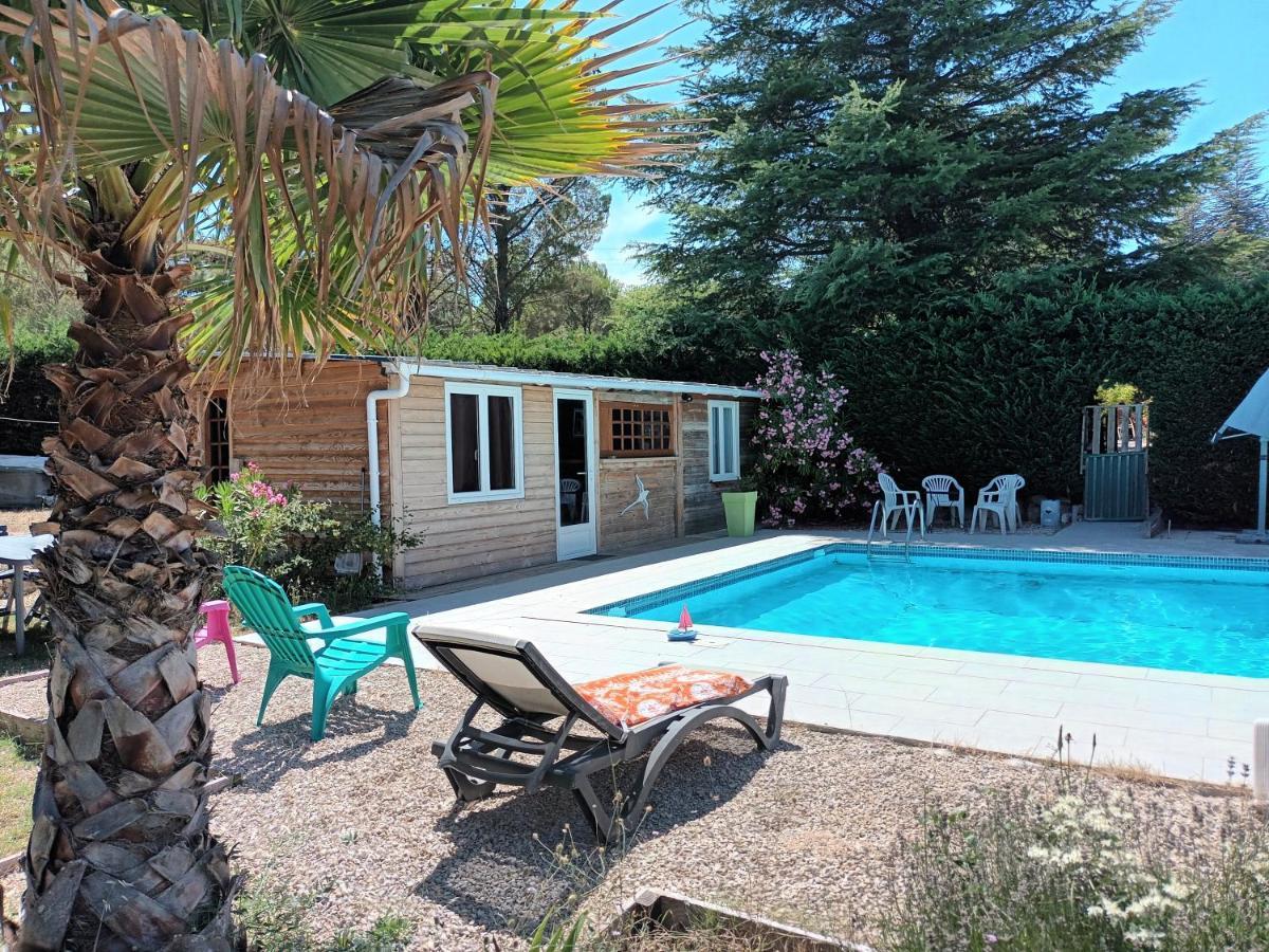 Chalet Banane Devant Piscine, A 6Km Du Festival De Piano De La Roque D'Antheron Rognes Екстер'єр фото